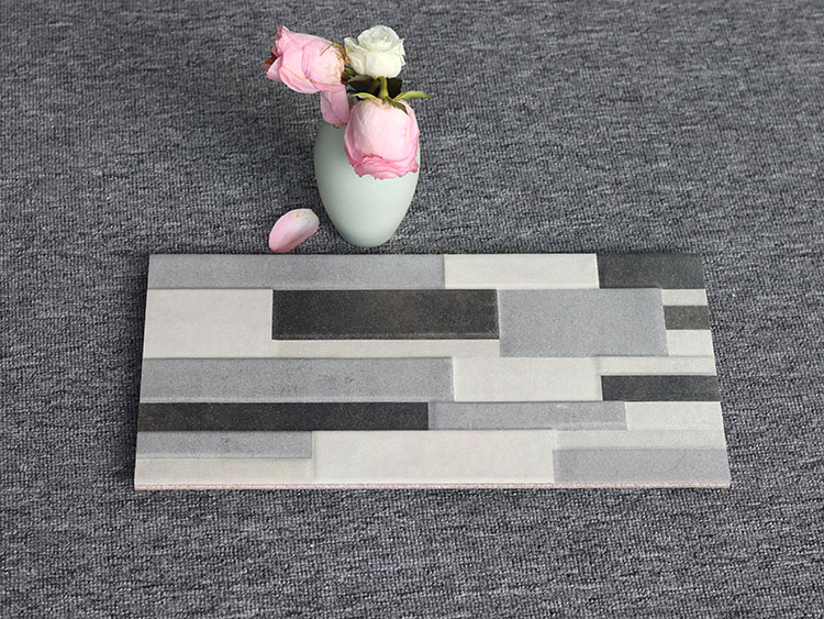Factory Direct Sale 20x40cm Vintage Front House Tile for Wall 3D Stone Surface Outdoor Wall Tiles
