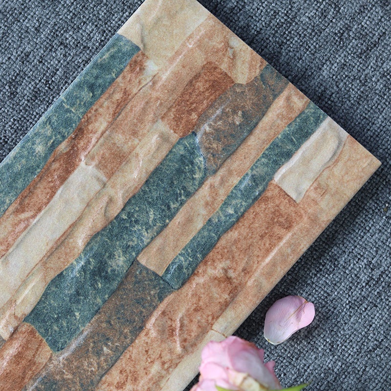 Hot Selling 200*400mm 3D Concave Convex Porcelain Interior and Exterior Decor Wall Tiles