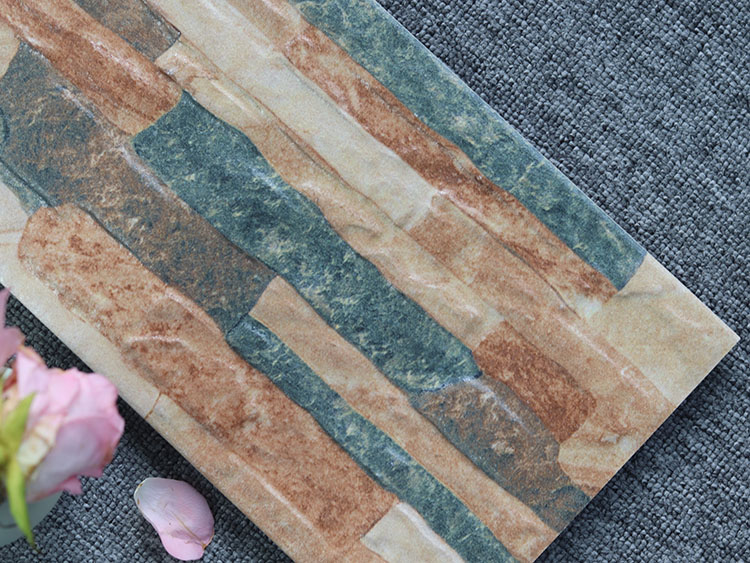 Hot Selling 200*400mm 3D Concave Convex Porcelain Interior and Exterior Decor Wall Tiles