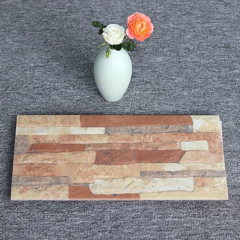 200*400 Culture Stone Background Outdoor Courtyard Balcony Porcelain Rustic Exterior Wall Tiles