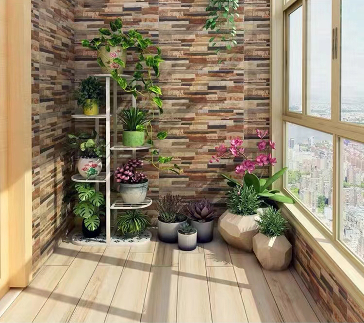 200*400 Culture Stone Background Outdoor Courtyard Balcony Porcelain Rustic Exterior Wall Tiles