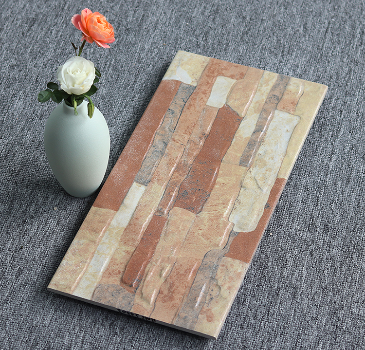 200*400 Culture Stone Background Outdoor Courtyard Balcony Porcelain Rustic Exterior Wall Tiles