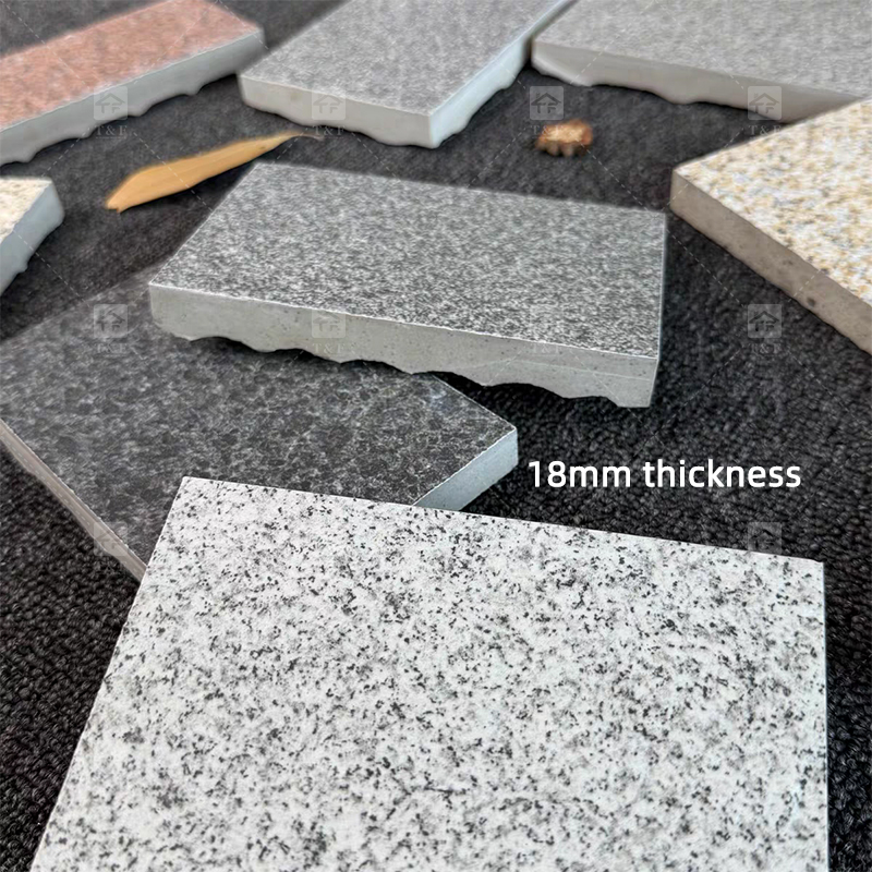 60x30 18mm Natural Granite Stone Texture Outdoor Porcelain Driveway Garden Sidewalk Paving Tiles