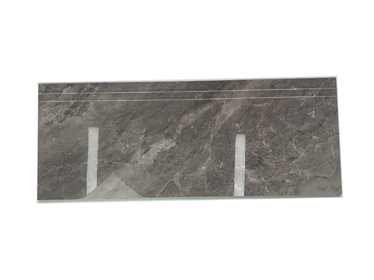 Full Polished Surface Stair Ceramic Tiles 300x1200mm Grey Color Latest Design Decorative Stair Step Tiles