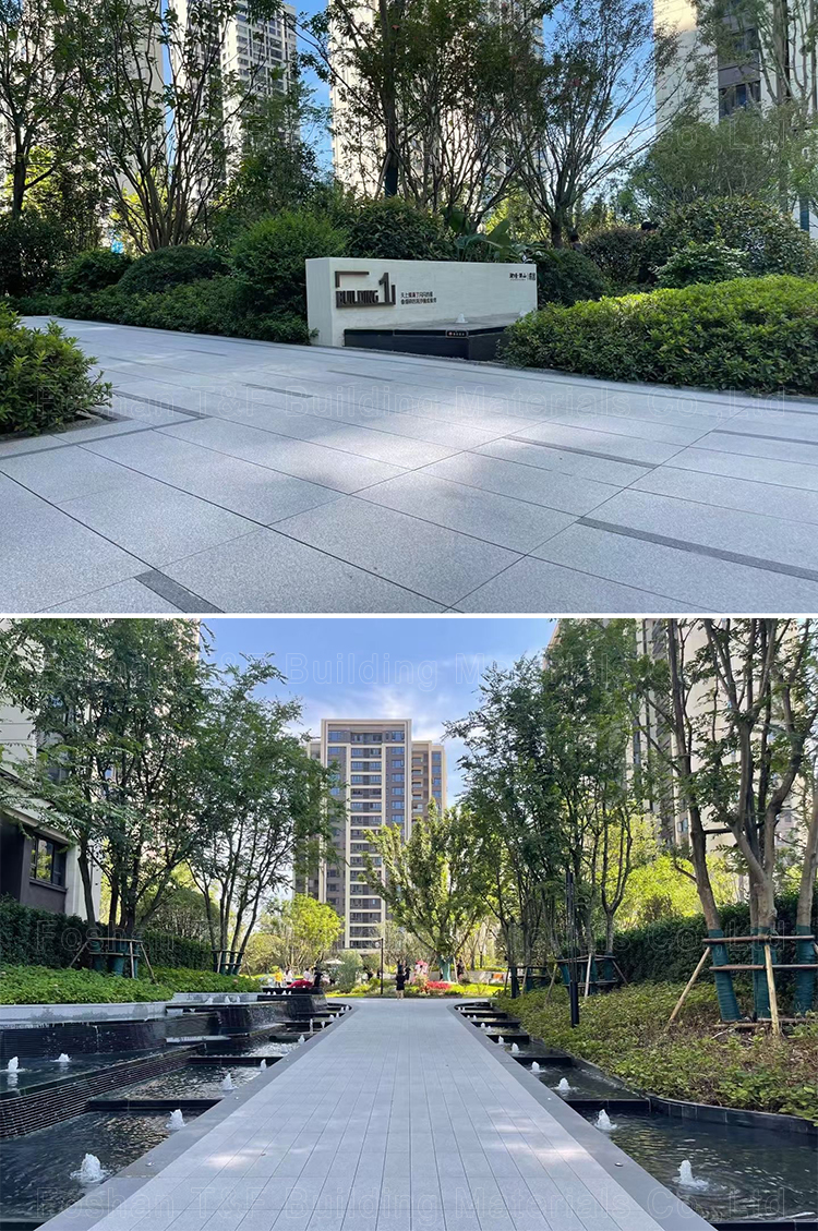 200x600mm 1.8cm Anti Slip Outdoor Tiles for Driveway Garden Car Parking Stone Porcelain Pavers