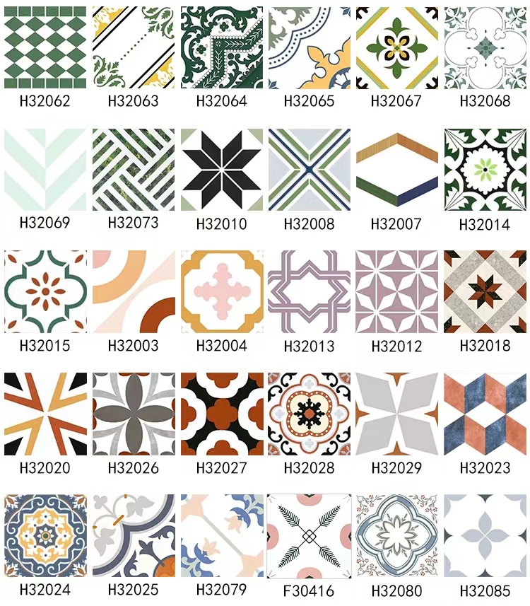 300X300 MM Small Moroccan Style Restaurant Kitchen Bathroom Balcony Wall and Floor Decorative Tiles