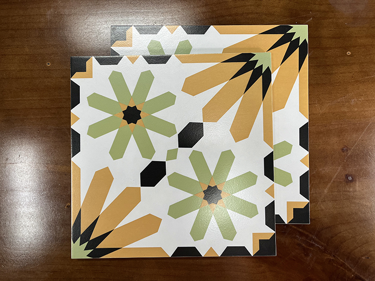 300X300 MM Small Moroccan Style Restaurant Kitchen Bathroom Balcony Wall and Floor Decorative Tiles