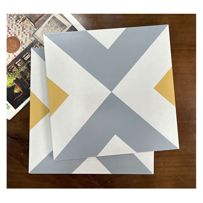 Interior 300 X 300 Colorful Pattern Non Slip Matt Glazed Porcelain Ceramic 3D Art Wall and Floor Tiles