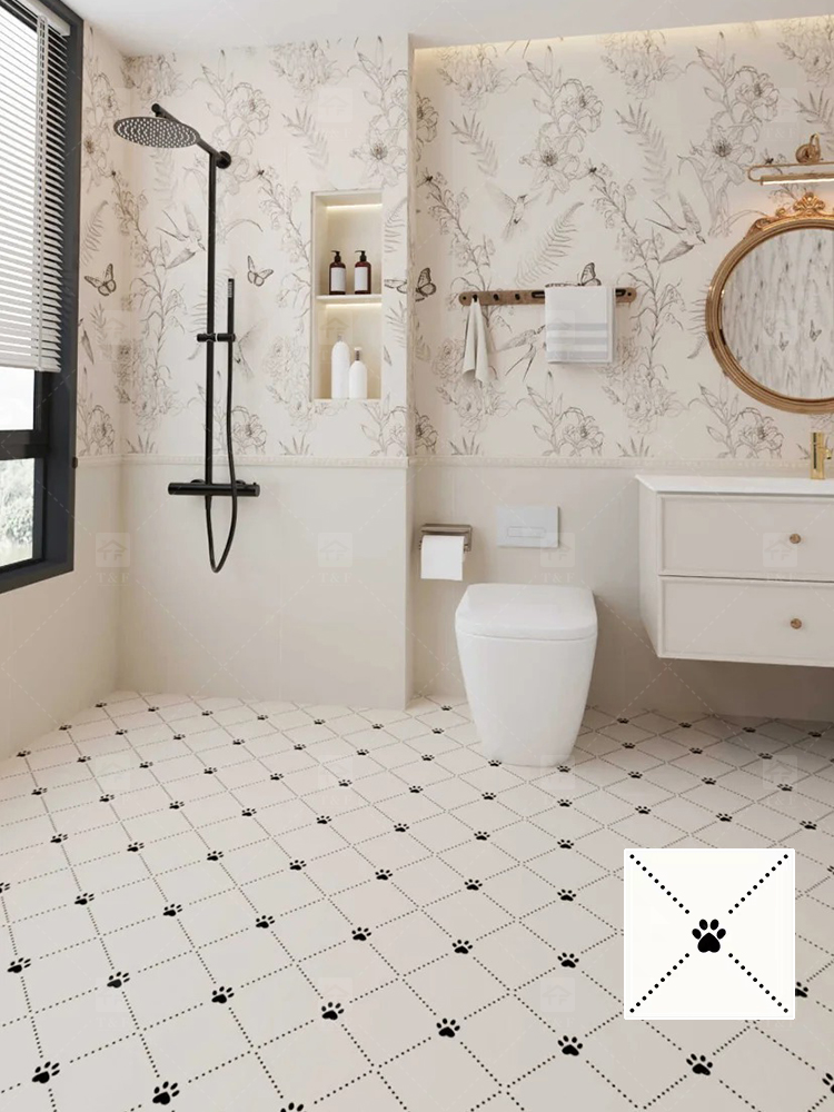 Interior 300 X 300 Colorful Pattern Non Slip Matt Glazed Porcelain Ceramic 3D Art Wall and Floor Tiles