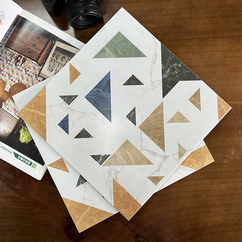 300*300 Nordic Continuous Geometric Colorful Kitchen Wall Cladding Floor Pattern Tile