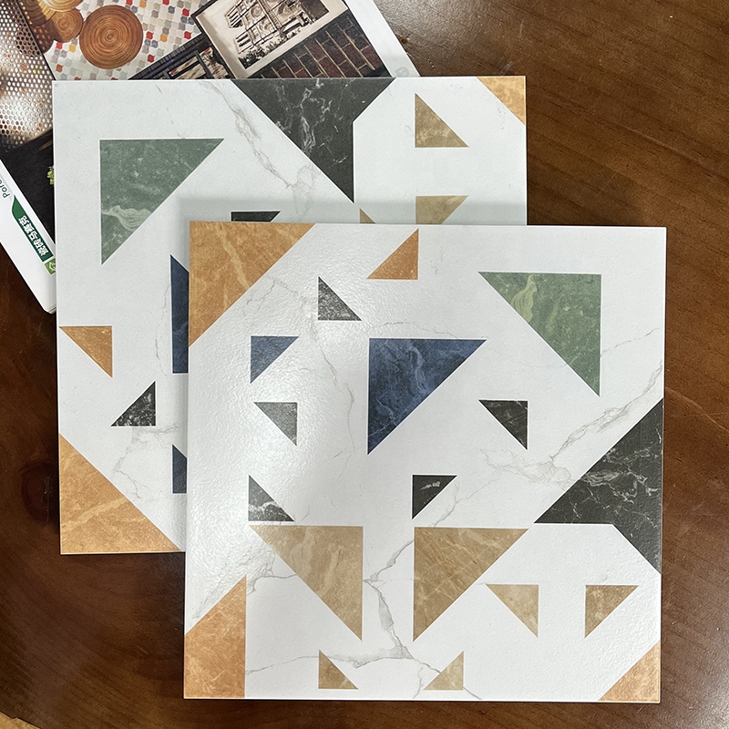 300*300 Nordic Continuous Geometric Colorful Kitchen Wall Cladding Floor Pattern Tile