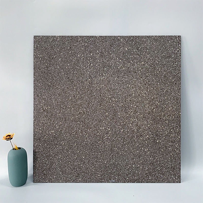 Non Slip Matte Sandstone Rough Surface Full Body Black Porcelain Exterior Grey Rustic Outdoor Floor Tiles
