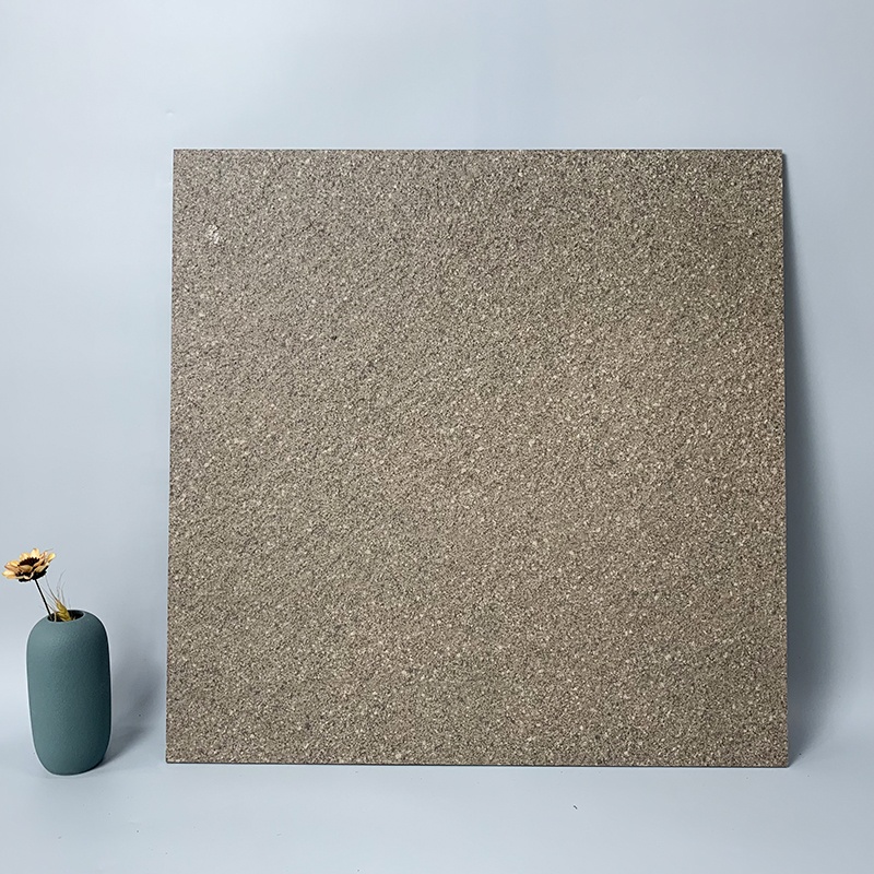 Non Slip Matte Sandstone Rough Surface Full Body Black Porcelain Exterior Grey Rustic Outdoor Floor Tiles