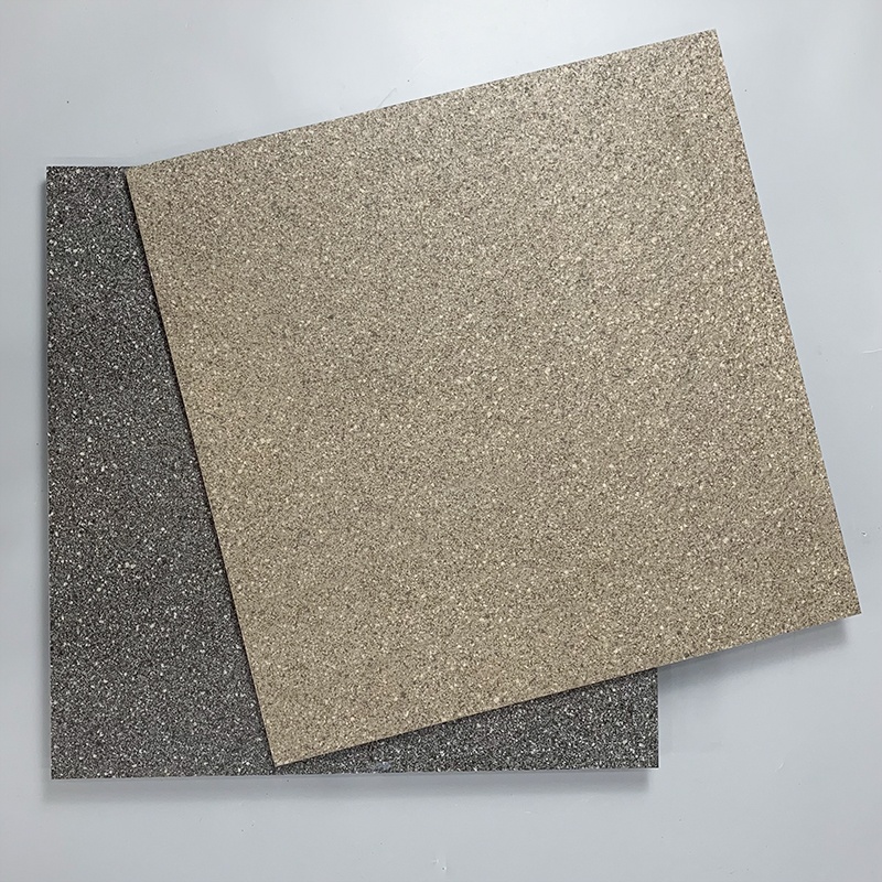 Non Slip Matte Sandstone Rough Surface Full Body Black Porcelain Exterior Grey Rustic Outdoor Floor Tiles
