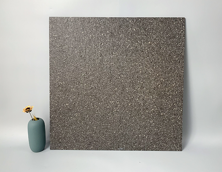 Non Slip Matte Sandstone Rough Surface Full Body Black Porcelain Exterior Grey Rustic Outdoor Floor Tiles