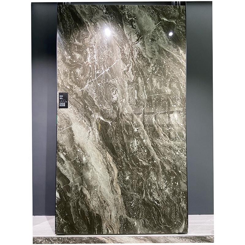 Luxury Solid Surface Phoenix Crystal Artificial Marble Stone Slab for TV Background Bathroom Wall Mural
