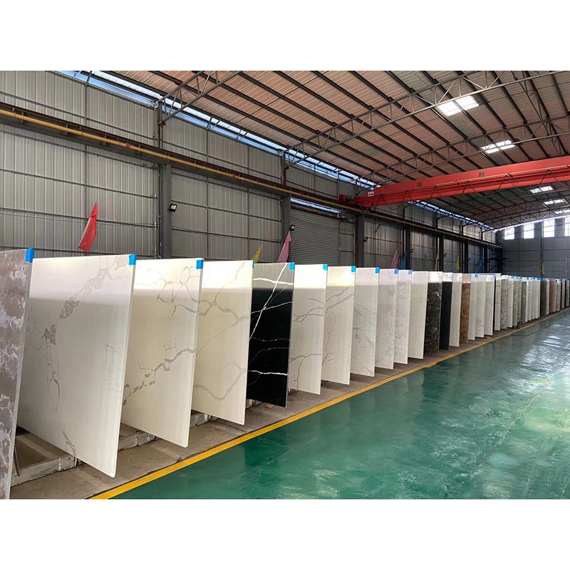 China Wholesale Polished Natural Floor Stone Countertop Price Carrara White Marble Quartz Big Slab for Project