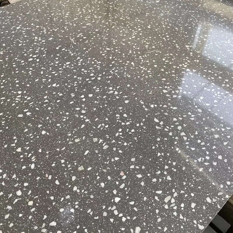 China High Quality Cement Multicoloured Terrazzo Stone Kitchen Work Table Top Slabs Tile for Floor and Wall