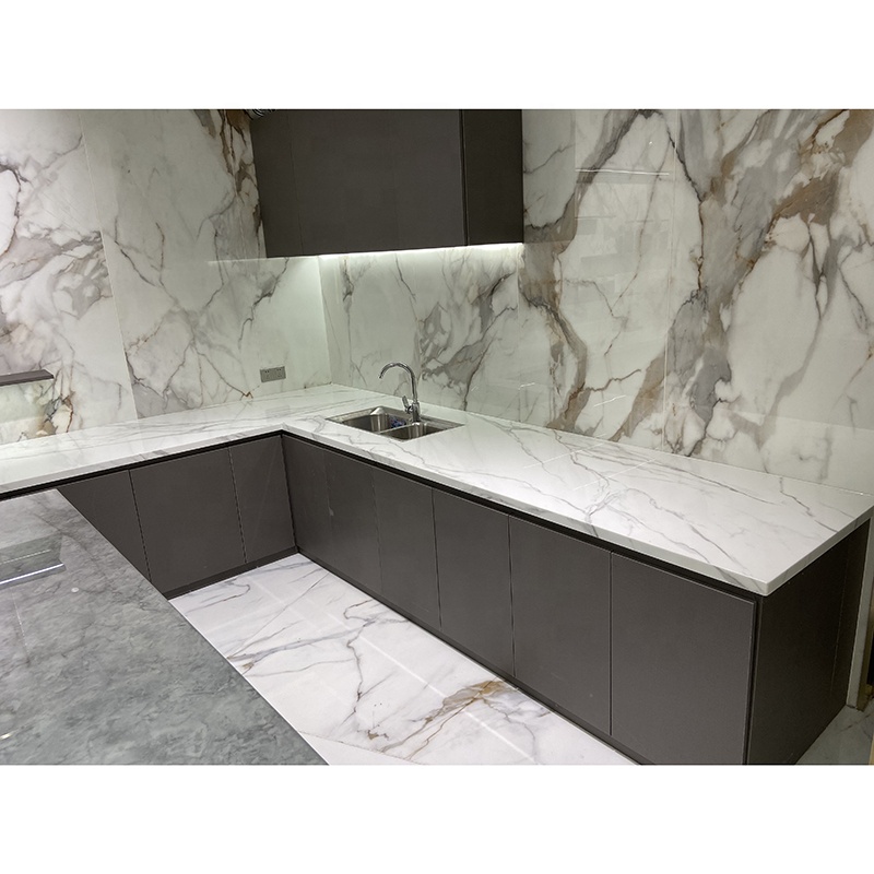 China Supplier Phoenix Crystal White Artificial Marble Stone Countertop Flooring Decoration Wall Big Slab