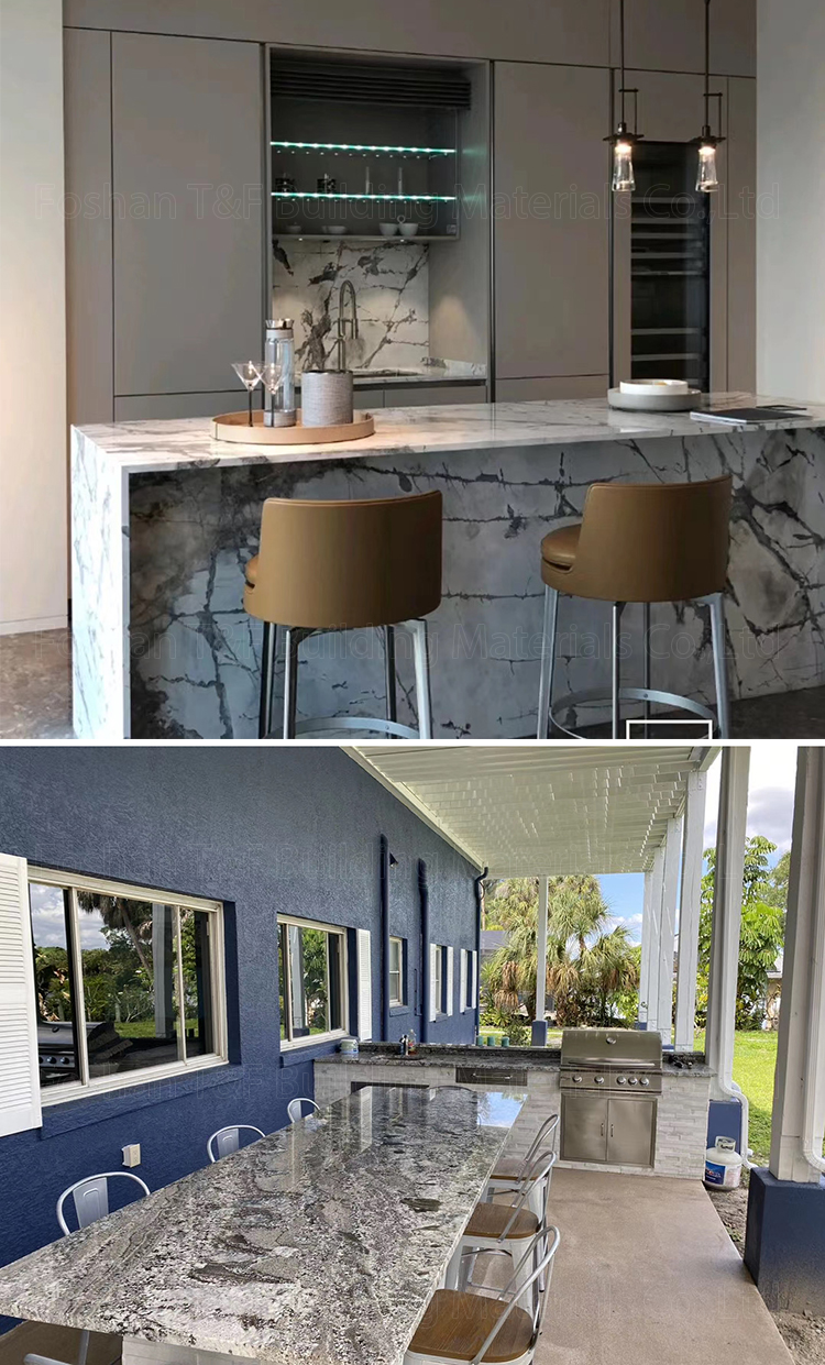 Wholesale Artificial Stone Horizon Polished Countertop Jazz White Quartz Stone M2 Price