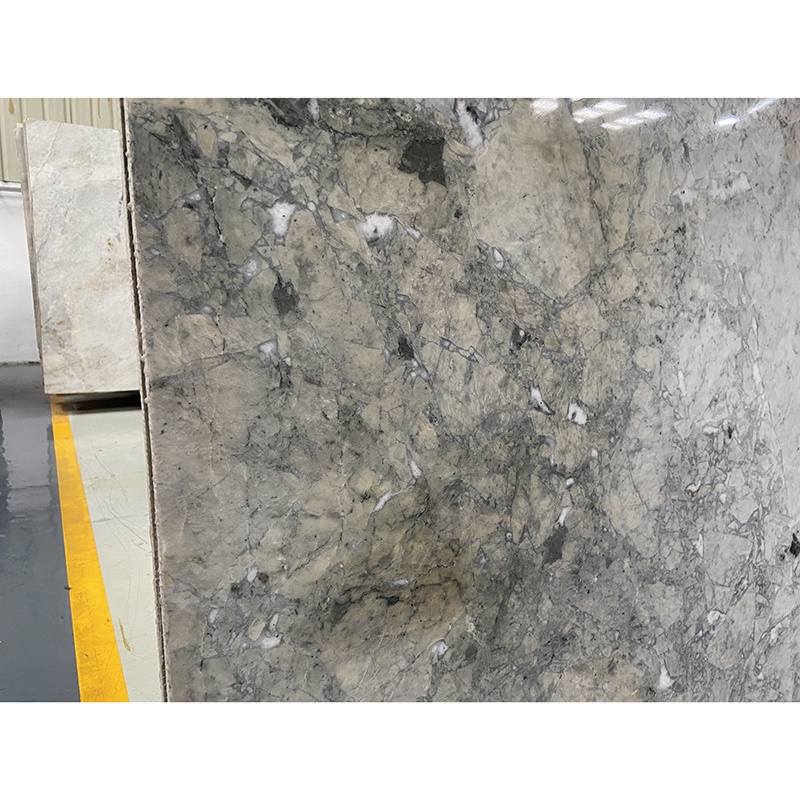 Italian Interior Wall Floor Decoration Grey Marble Big Slabs Polished Slate Natural Marble Stone