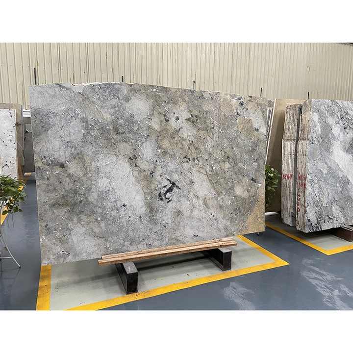 Italian Interior Wall Floor Decoration Grey Marble Big Slabs Polished Slate Natural Marble Stone