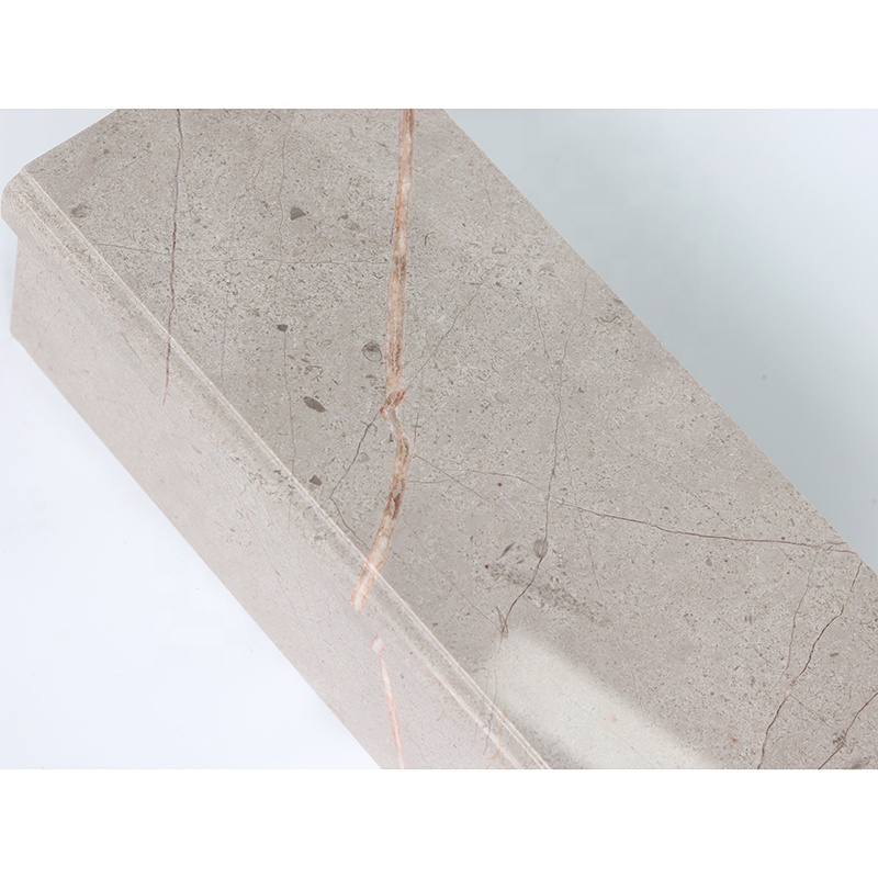 Modern Interior Villa Hotel Home Decoration Natural Marble Stair Tread Staircase