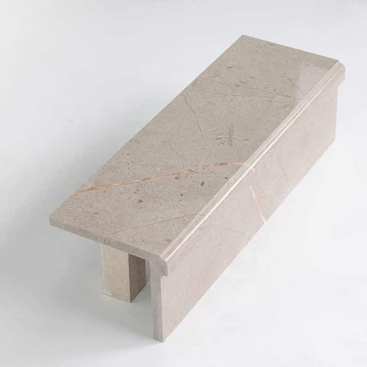 Modern Interior Villa Hotel Home Decoration Natural Marble Stair Tread Staircase