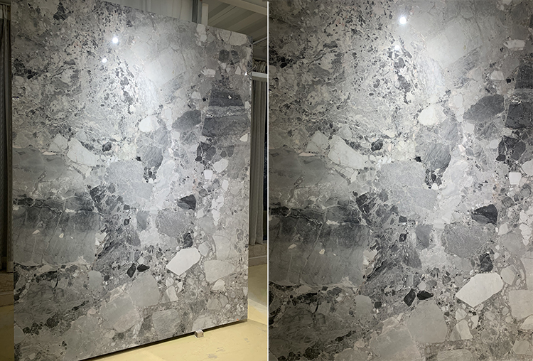 Polished Grey Natural Marble Big Slab Price for Wall Flooring Tile Background Kitchen Counter Top Desk