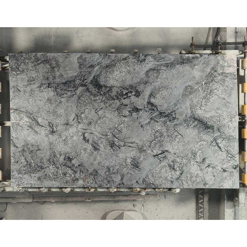 New Factory Manufacturer Price Colorful Kitchen Grey Marble Slabs Tile Sale Natural Stone Customized Wall Marble Slab