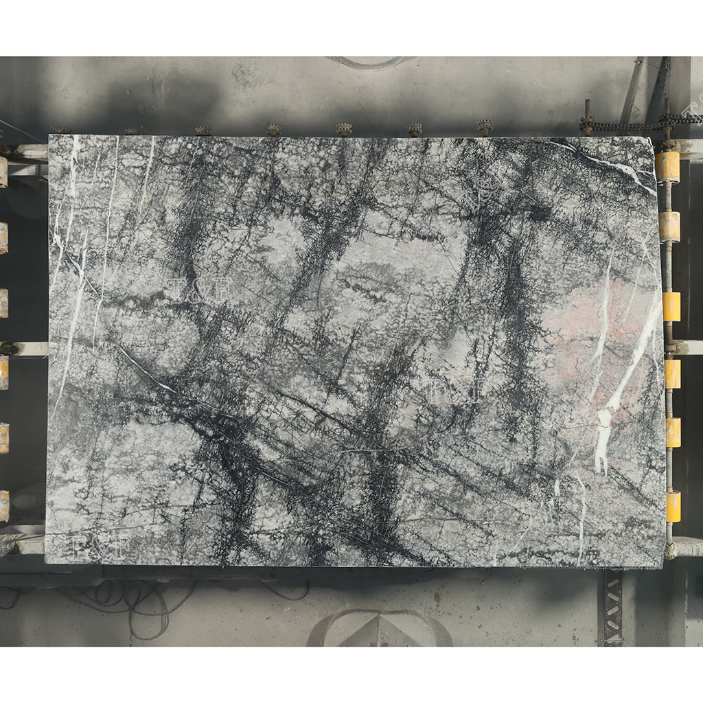 New Factory Manufacturer Price Colorful Kitchen Grey Marble Slabs Tile Sale Natural Stone Customized Wall Marble Slab