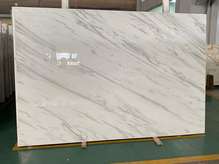 Guangdong Glossy Sheet White Kitchen Island Table Top Veneer Calcatta Artificial Stone Slabs