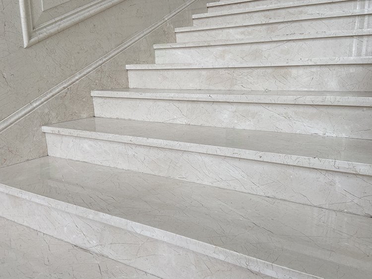 Modern Simple Straight Natural Stone Foot Steps Marble Stair Staircase
