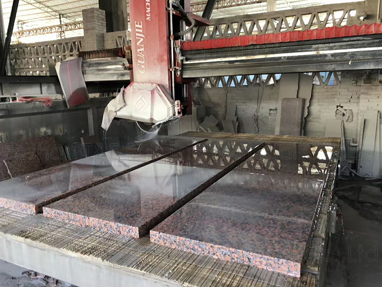 Wholesale Chinese Balmoral Maple Red Granite Natural Marble Stone Floor Stairs Polished Granite Slab