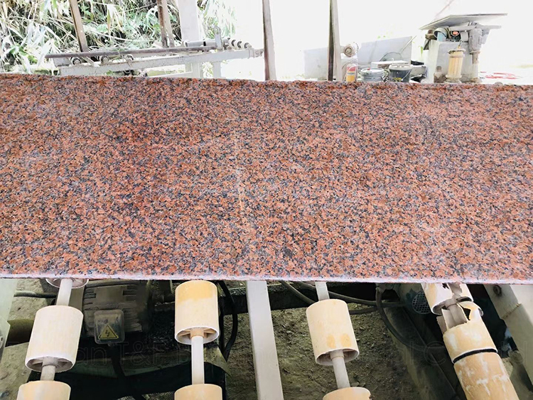 Wholesale Chinese Balmoral Maple Red Granite Natural Marble Stone Floor Stairs Polished Granite Slab