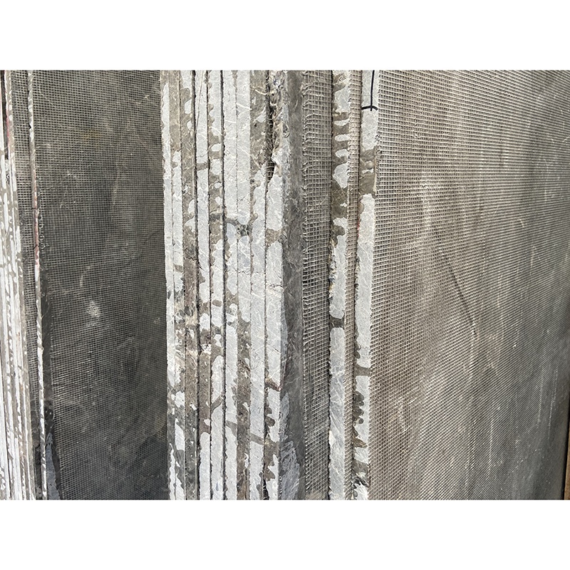 High Grade Natural Calcite Gray Marble Floor Stone Dining Table Countertops Slab and Tile