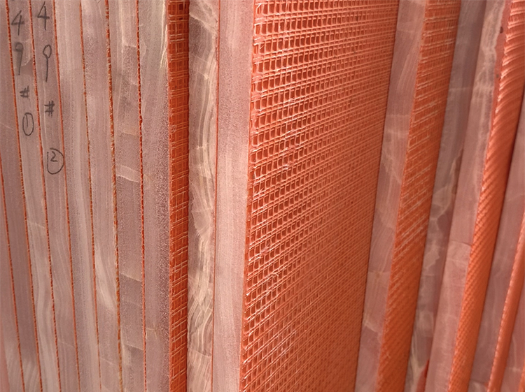 Factory Supply Polished Natural Pink Jade Price Wall Flooring Countertops Onyx Marble Slab