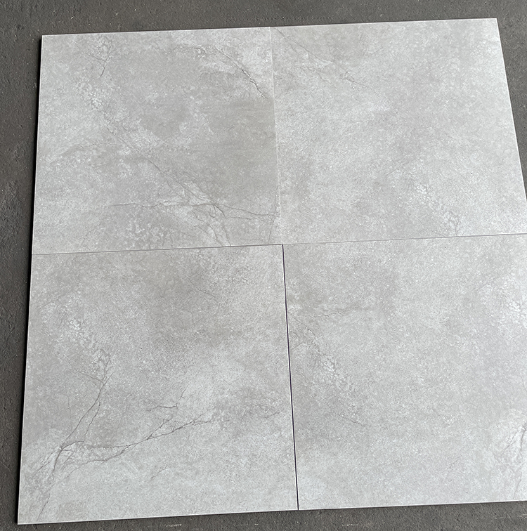 Matt 600x600 60x60cm Anti Slip Concrete Look Porcelain Rustic Floor Ceramic Cement Tiles
