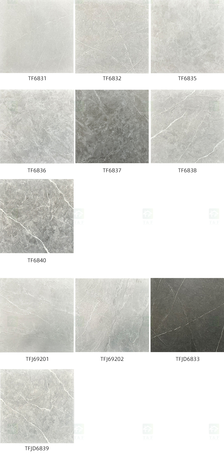Matt 600x600 60x60cm Anti Slip Concrete Look Porcelain Rustic Floor Ceramic Cement Tiles