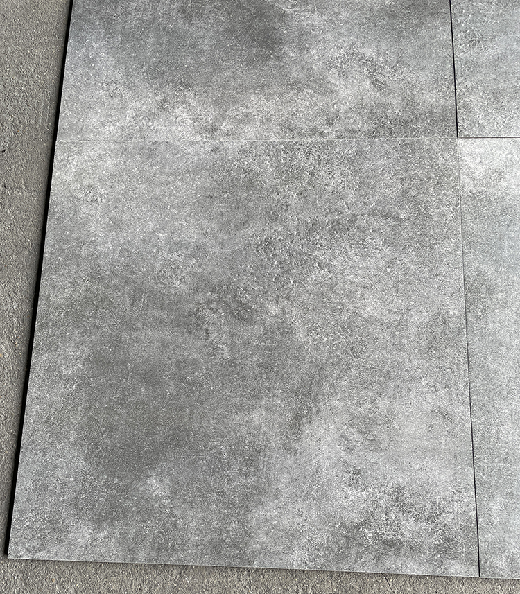 Matt 600x600 60x60cm Anti Slip Concrete Look Porcelain Rustic Floor Ceramic Cement Tiles