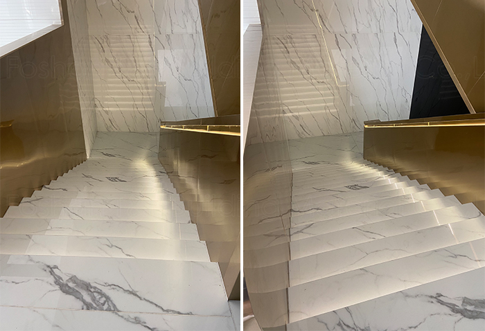 Good Price Polished Big Translucent Natural Crystal Bookmatch Blue Onyx Marble Slab for Background Wall