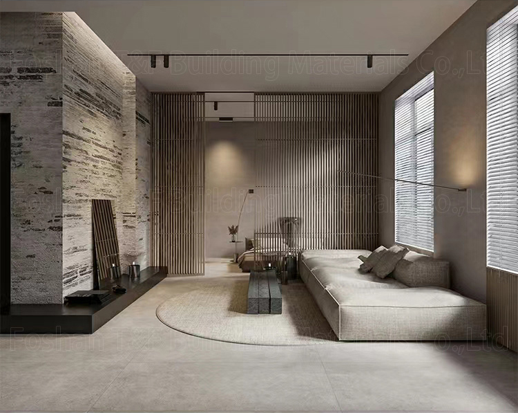 600x1200 Dark Black Gray Cement Rough Matt Finish Surface Outdoor Flooring Wall Porcelain Rustic Tiles
