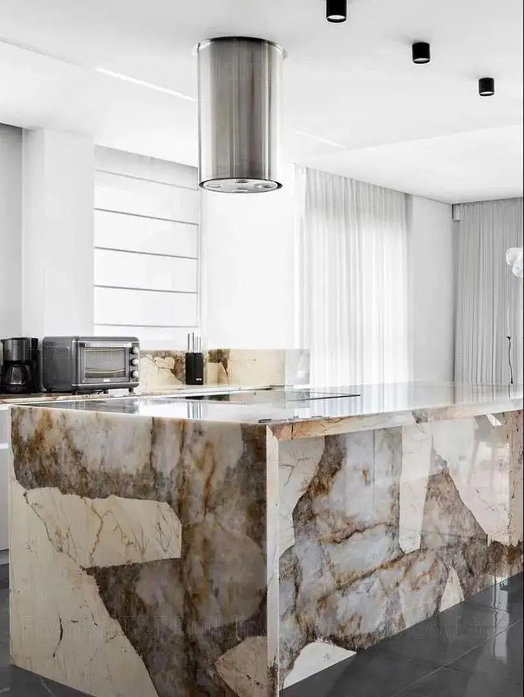Wholesale Price Pandora White Marble Slab Patagonia Marble Slab Tile Natural Luxury Stone Brazilian Pandora Marble