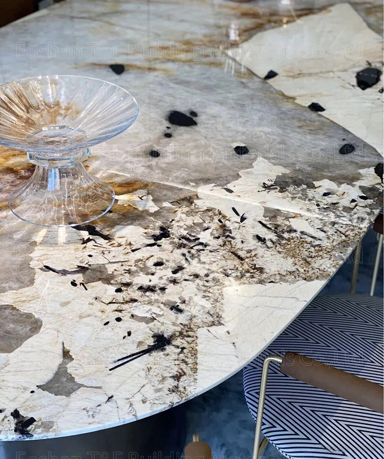 Wholesale Price Pandora White Marble Slab Patagonia Marble Slab Tile Natural Luxury Stone Brazilian Pandora Marble