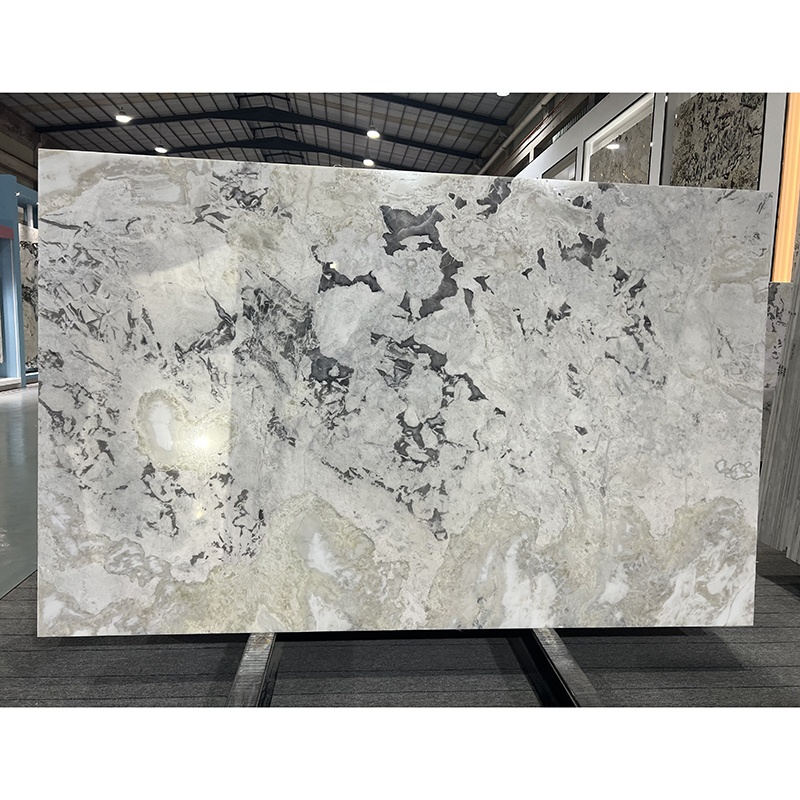 Hot Sale Imported Luxurious Brazil Pierre Naturel Wall Panel Table Countertop Green Marble Slab Tile