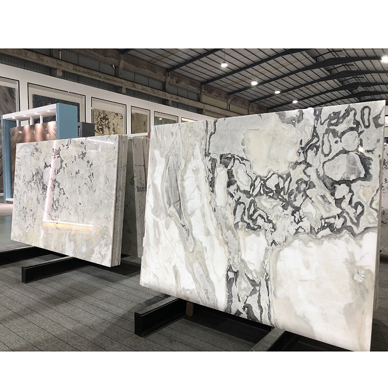 Hot Sale Imported Luxurious Brazil Pierre Naturel Wall Panel Table Countertop Green Marble Slab Tile