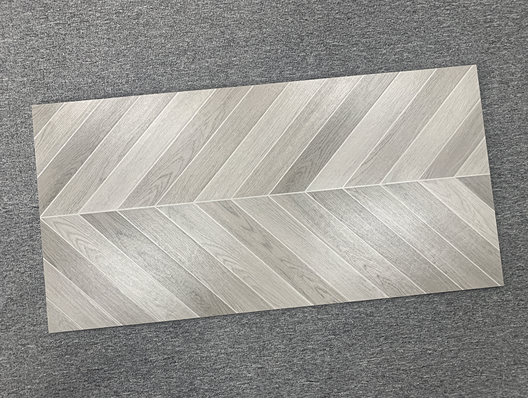 60x120 Large Format Rustic Grey Brown Wood Tiles Floor Bedroom Living Room Porcelain Wooden Tile