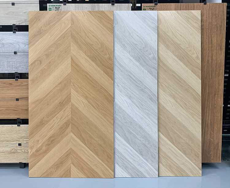 House Interior Design 600x1200mm Ceramic Brown Wood Tiles for House Porcelain Tile Wooden