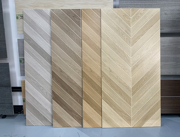 Large Size 600*1200mm Brown Glazed Wood Floor Porcelain Tile Rustic Matt Wooden Tiles for Living Room