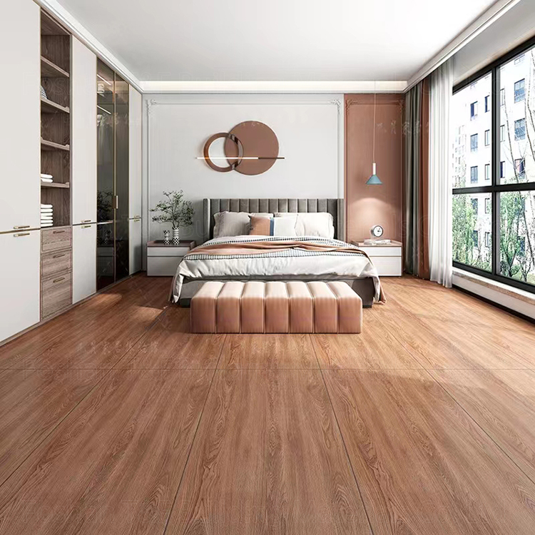 Large Size 600*1200mm Brown Glazed Wood Floor Porcelain Tile Rustic Matt Wooden Tiles for Living Room